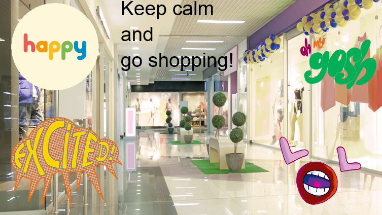 Keep calm- shopping