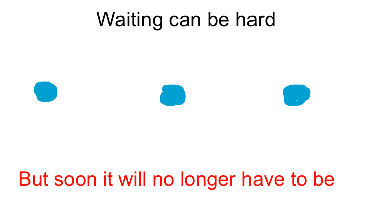 Waiting can be hard