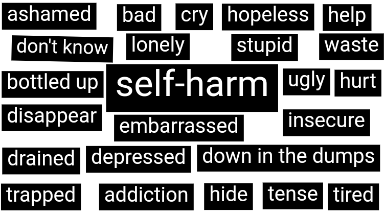 Self harm 🖤