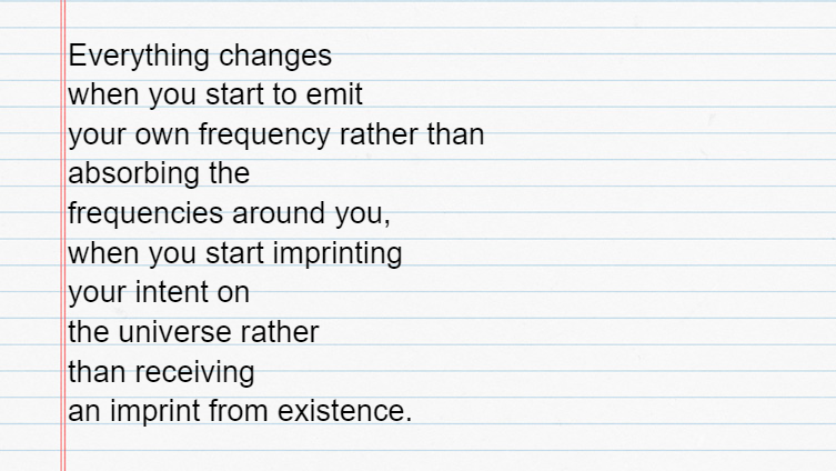 Everything changes