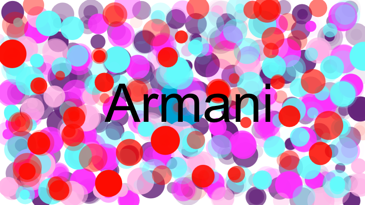 armani`s vision