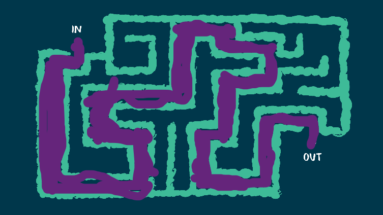 My Mystical Maze Solution