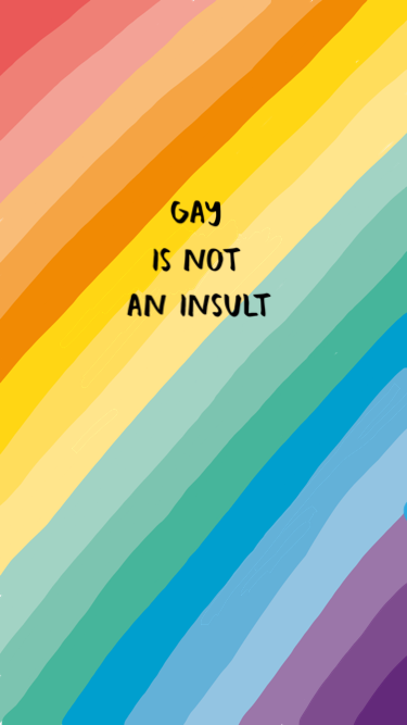Gay is not an instult