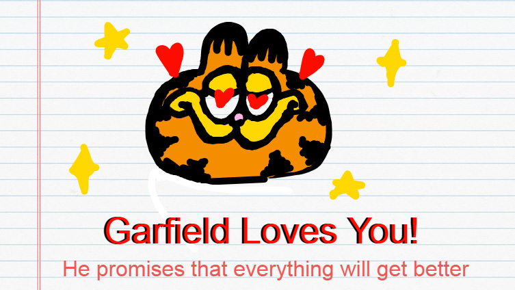 Garfield Loves You