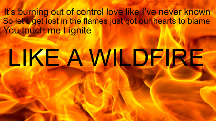 Wildfire (by Sam Tsui)