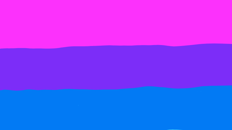 Bisexual flag 💗💜💙