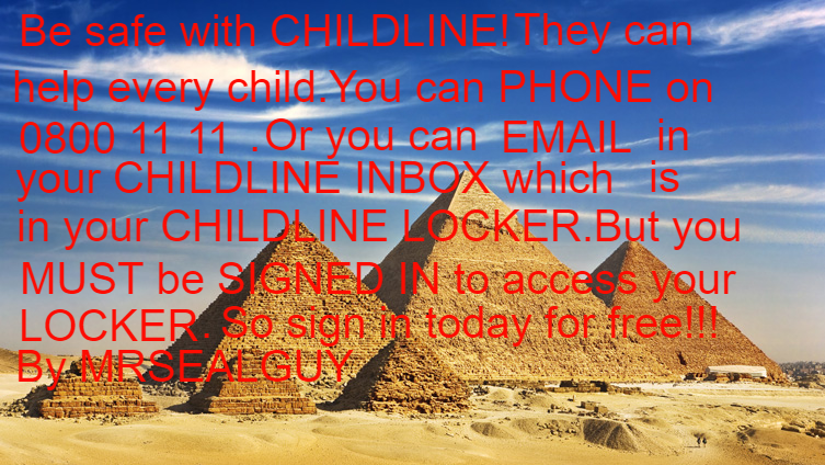 Be safe with CHILDLINE