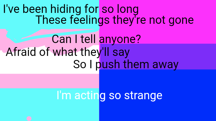 I'm acting so strange....